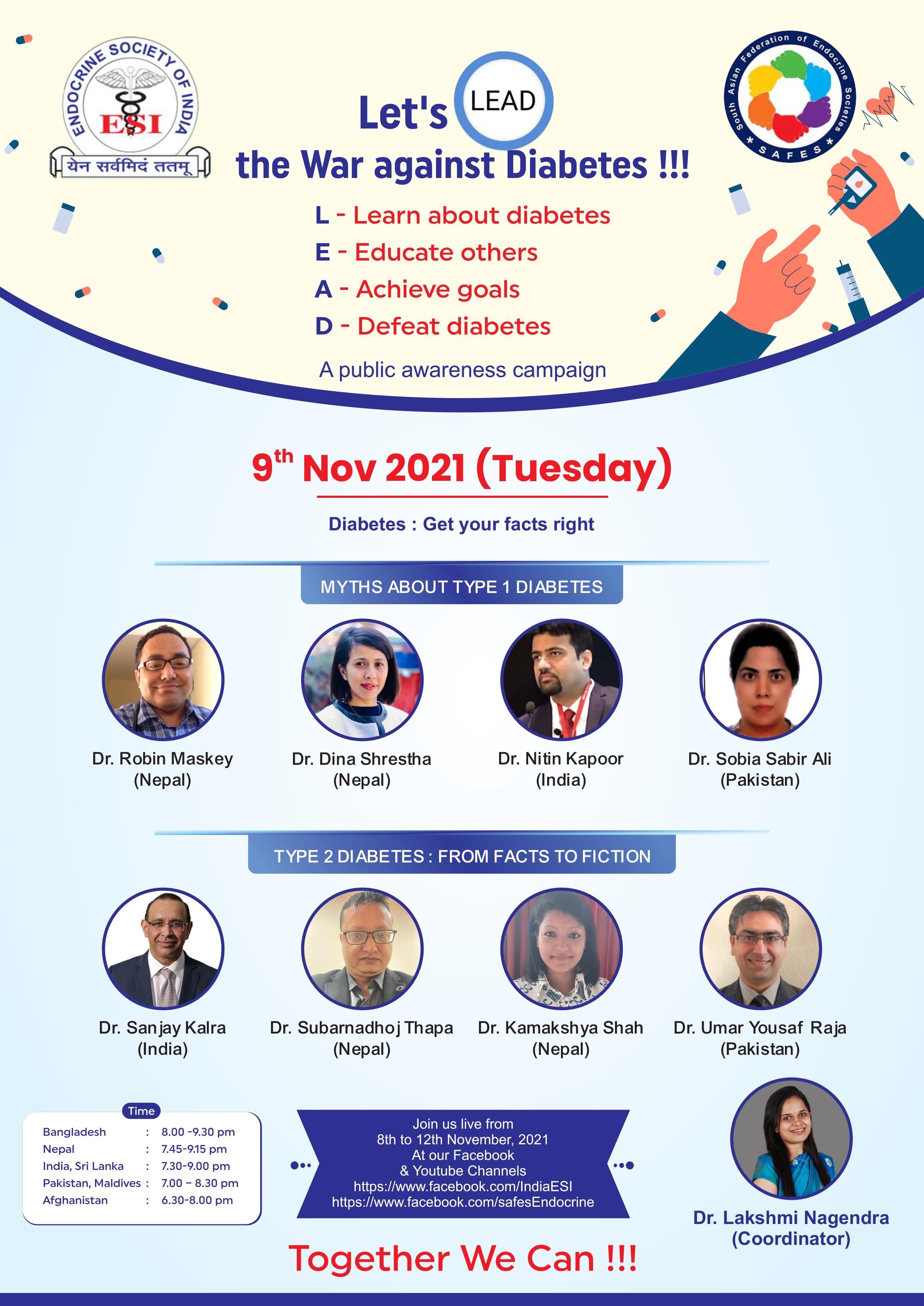 Let's LEAD the War against Diabetes 2022